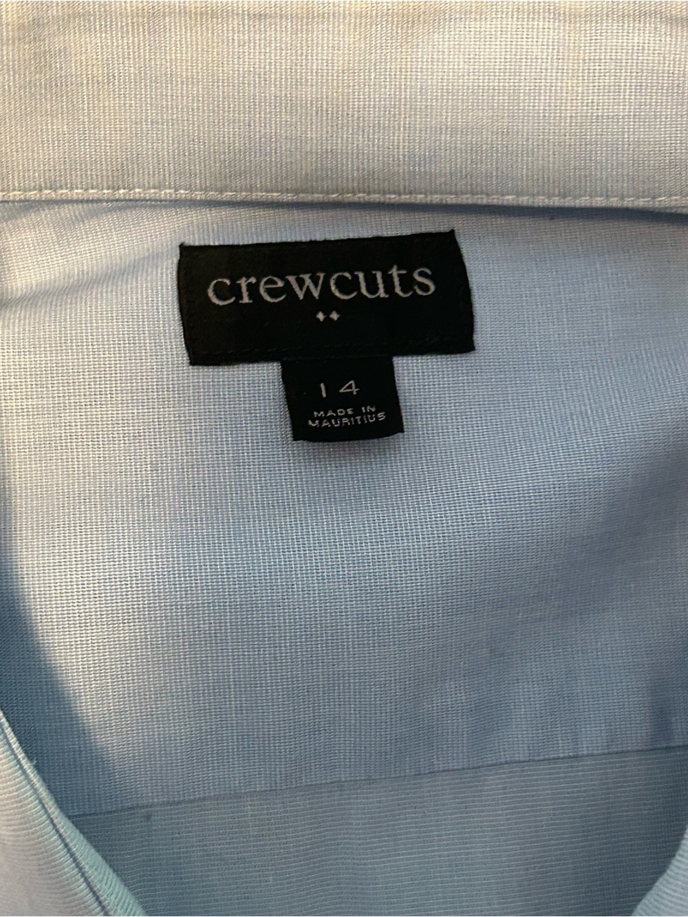 Crewcuts Pale Blue Dress Shirt
